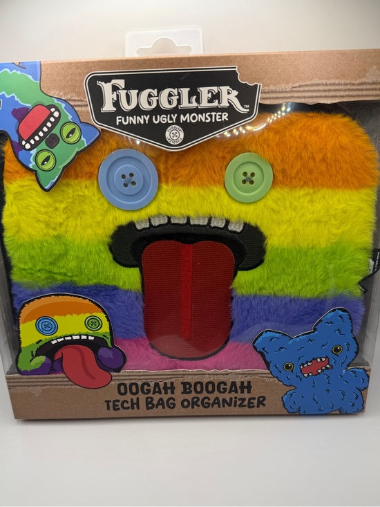 Zuru Other - Fuggler Rainbow Oogah Boogah Tech Bag Organizer - Plush Stripe